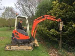 Post Knocking West Meon & Bramdean Fencing Four Marks Fencing Landscaping Alresford Hinton Ampner Four Marks West Meon Bramdean Kilmeston Ropley Winchester