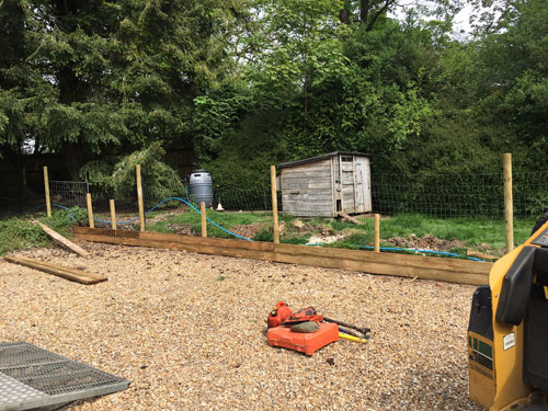 Chicken Run Brown Candover Alresford Hampshire - Fencing Landscaping