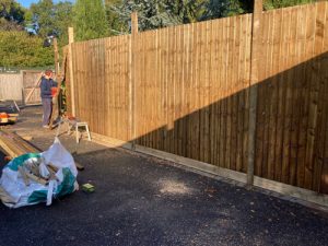 8ft Close Board Fence Wickham Hampshire - Fencing Alresford Hinton Ampner Four Marks West Meon Bramdean Ropley Winchester