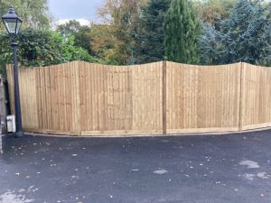 Completed 8Ft Fence Wickham Hampshire - Close Board Fencing Alresford Hinton Ampner Four Marks West Meon Bramdean Ropley Winchester
