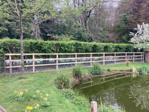 Post Rail Fence Bramdean - A Friend Garden Services - Landscaping Alresford Hinton Ampner Four Marks West Meon Bramdean Kilmeston Ropley Winchester